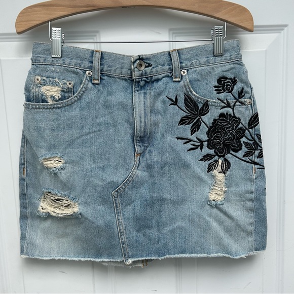 Rag & Bone embroidered mini skirt - Picture 2 of 10